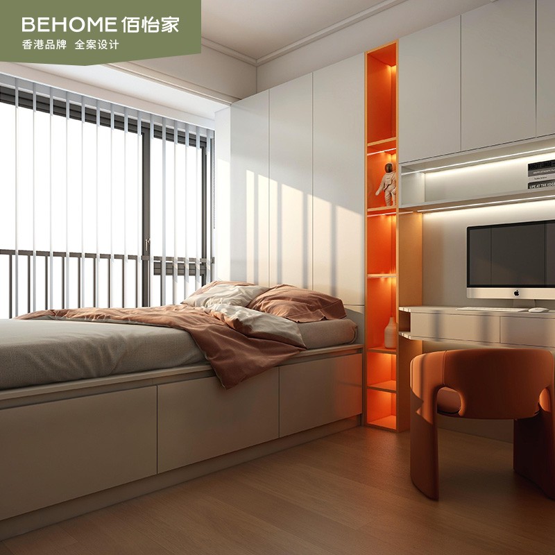 佰怡家榻榻米床衣柜一体多功能家具定制轻奢简约塌塌米全屋定做