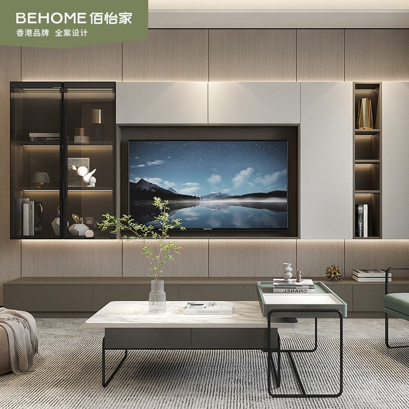 佰怡家衣柜推拉门简约现代卧室木质整体大衣橱组合全屋定制家具