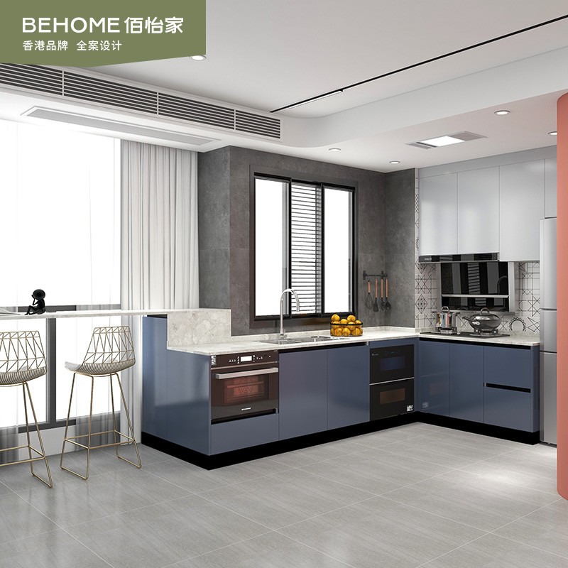 佰怡家现代简约整体衣柜定制卧室平开门走入式衣帽间全屋家具定做