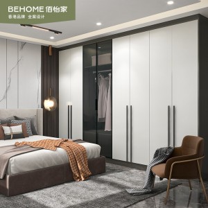 佰怡家整体衣柜定制全屋定制家具一门到顶衣帽间轻奢卧室家具定做