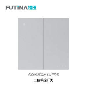 A33 二位单控开关（太空银）