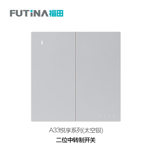 A33 二位中转制开关（太空银）
