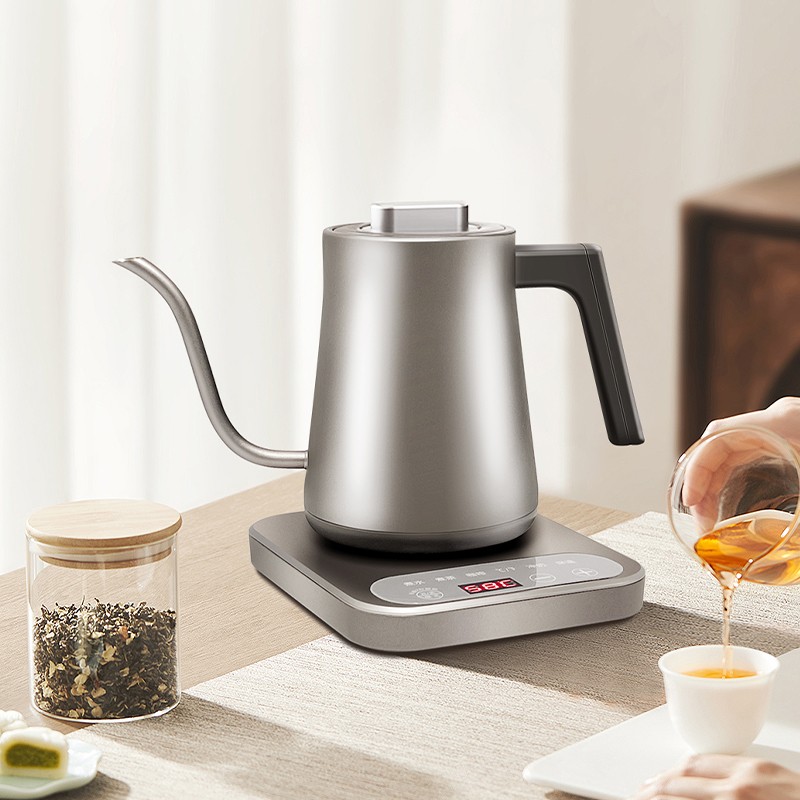 MK-J17 食品级316L手冲咖啡壶 变频恒温六大程序可设换 冲奶泡茶壶