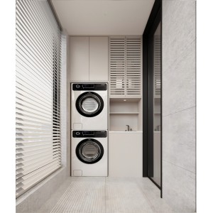 阳台洗衣机定制柜